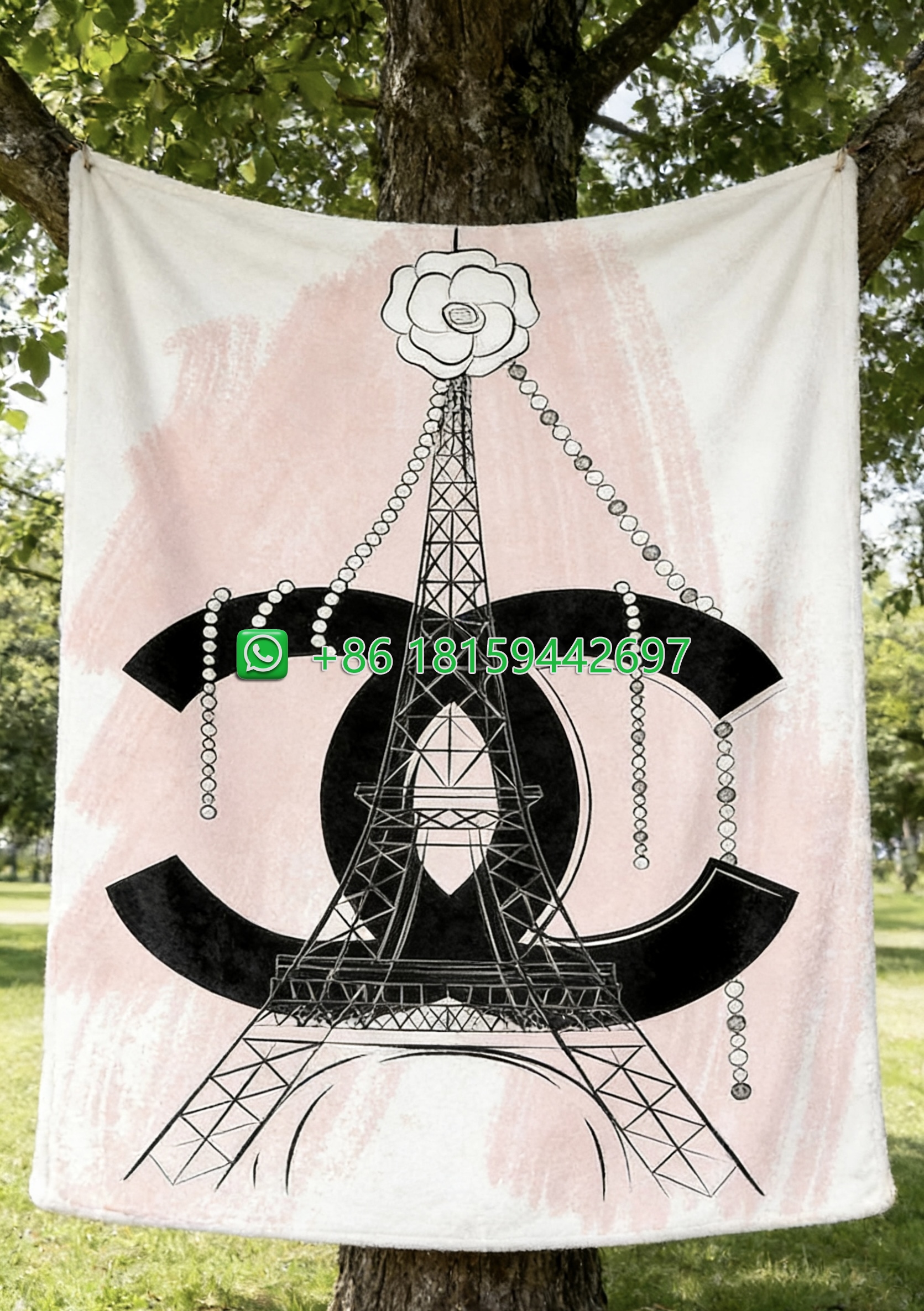 Chanel Throw Blankets